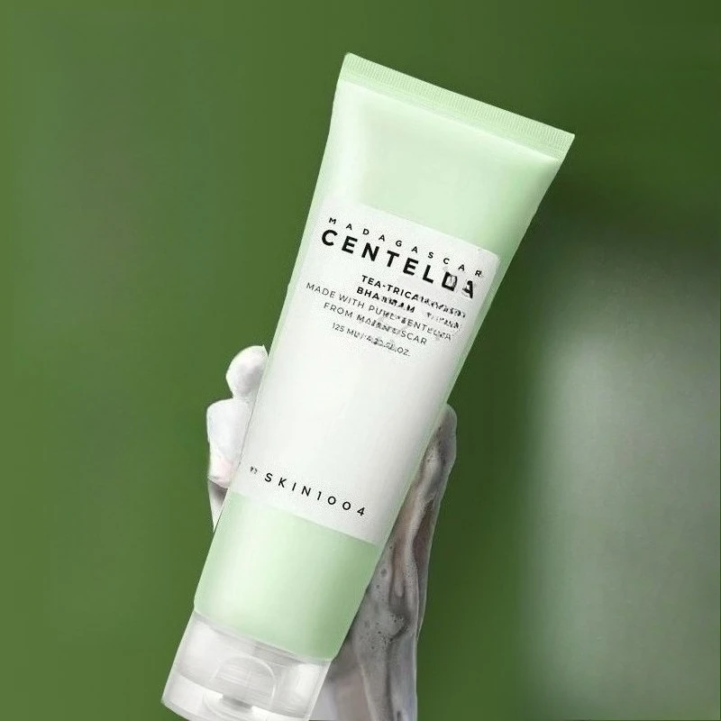 SKIN 1004 Centella Poringening Schiuma detergente profonda Controllo olio Sbiancamento Antiossidante Detergente idratante viso per punti neri