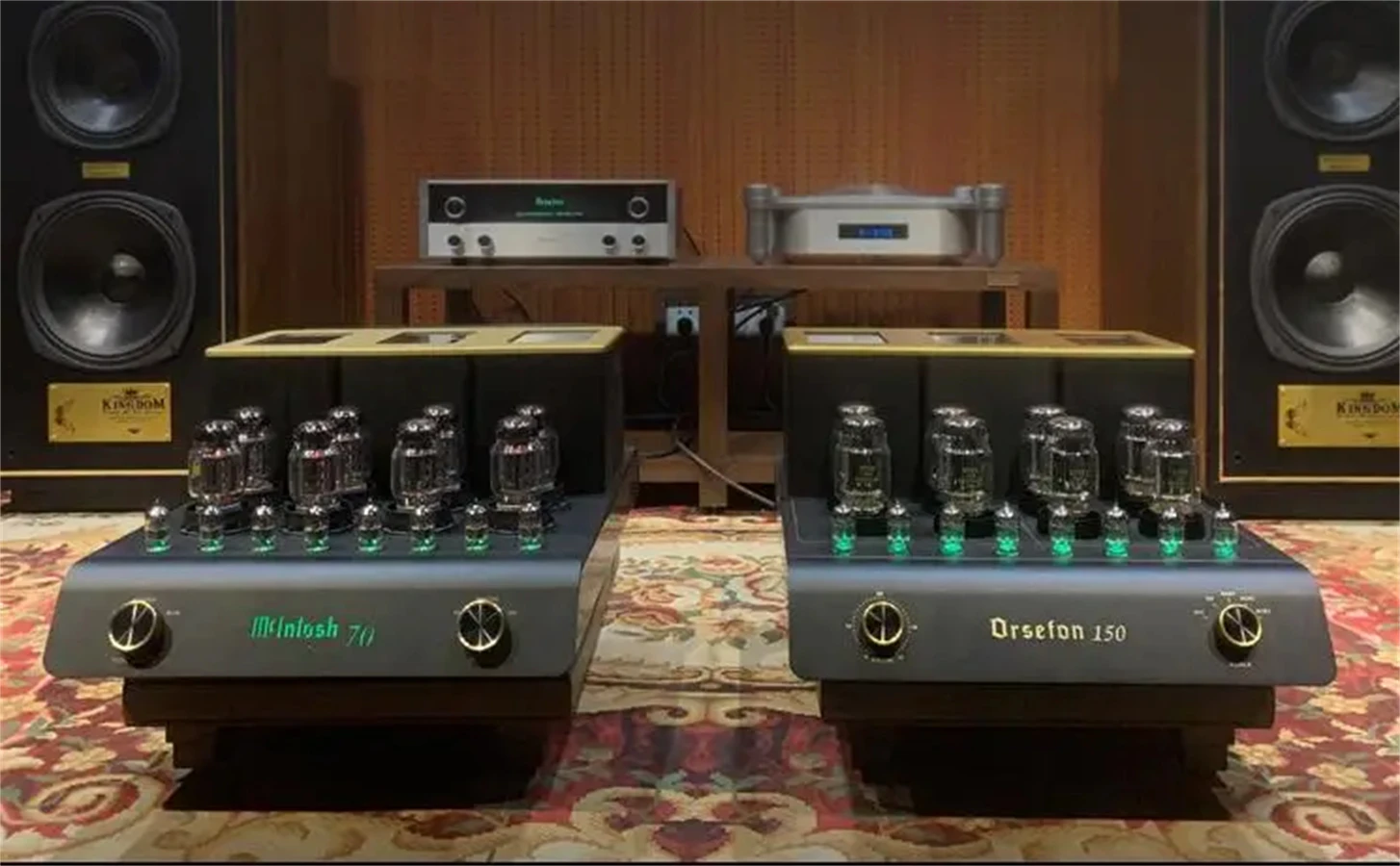 1:1 Replica Mcintosh MC150 150W*2 Electron Tube Power Amplifier High-end Hifi High Fidelity Amplifier Can Push ATC