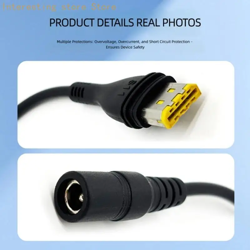 Short DC5.5X2.5 Adapter Cable, Compactly Cable for Home Ventilators 55KC