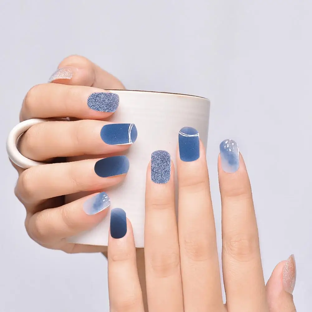 

Manicure Courses Nail Wraps Self-adhesive Nail Wraps Stylish Patterned Nail Wraps Self-adhesive Gel Strips for Diy for Women