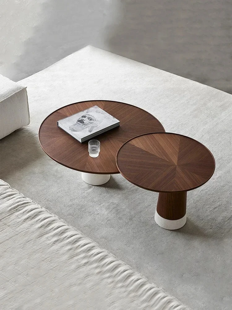 

Black Walnut Solid Wood Coffee Table Living Room Home Small Apartment Small Table Tea Table