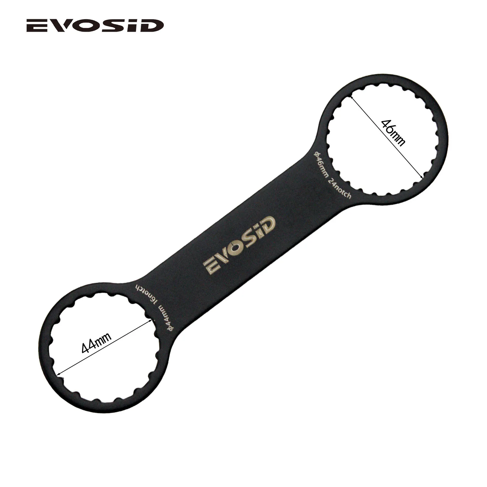 EVOSID Bicycle Bottom Bracket Wrench Spanner MTB Bike BB Wrench Removel Installation Tool BB44 BB46 16/24 Notch Fit BSA SRAM DUB