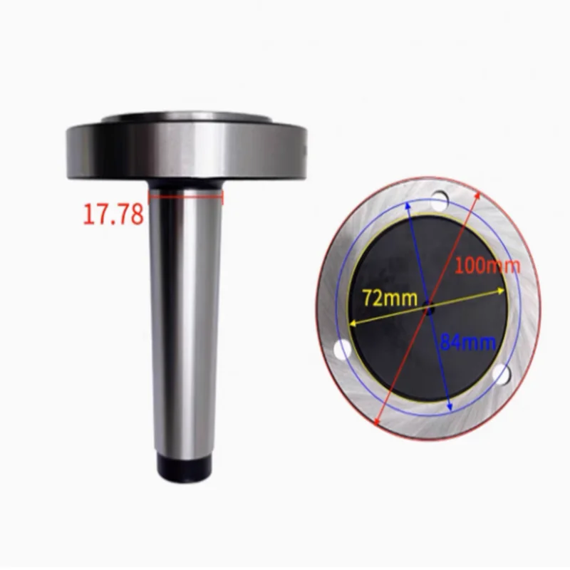 MT2 Chuck Adapter Fix Type Morse Chuck Flange Shank Adapter 100mm Chuck Flange For Lathe Chuck 100MM