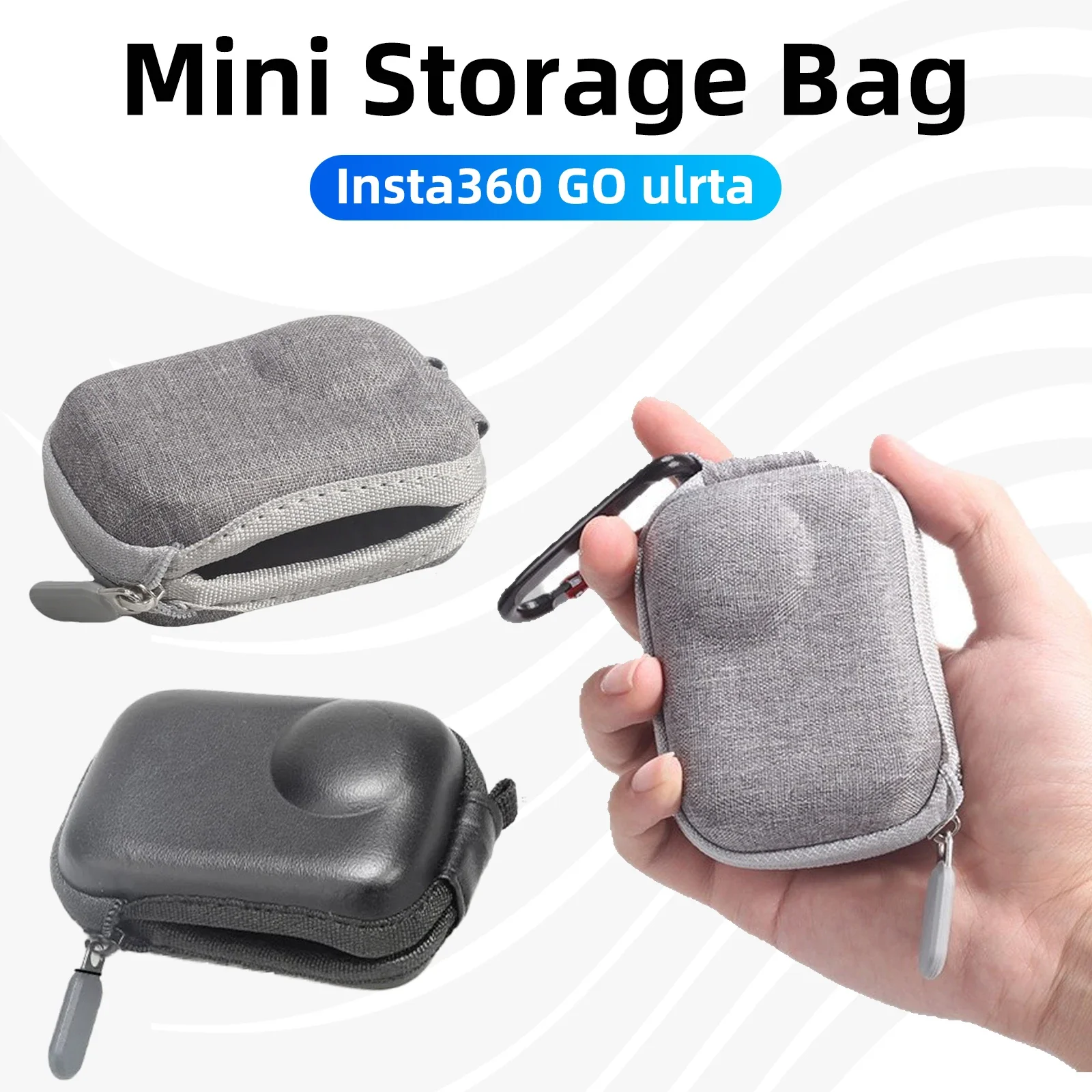 

Storage Bag Mini for Insta360 GO Ultra Anti-Scratch Protective Portable Carrying Case Insta 360 GO UltraTravel Pouch Accessories