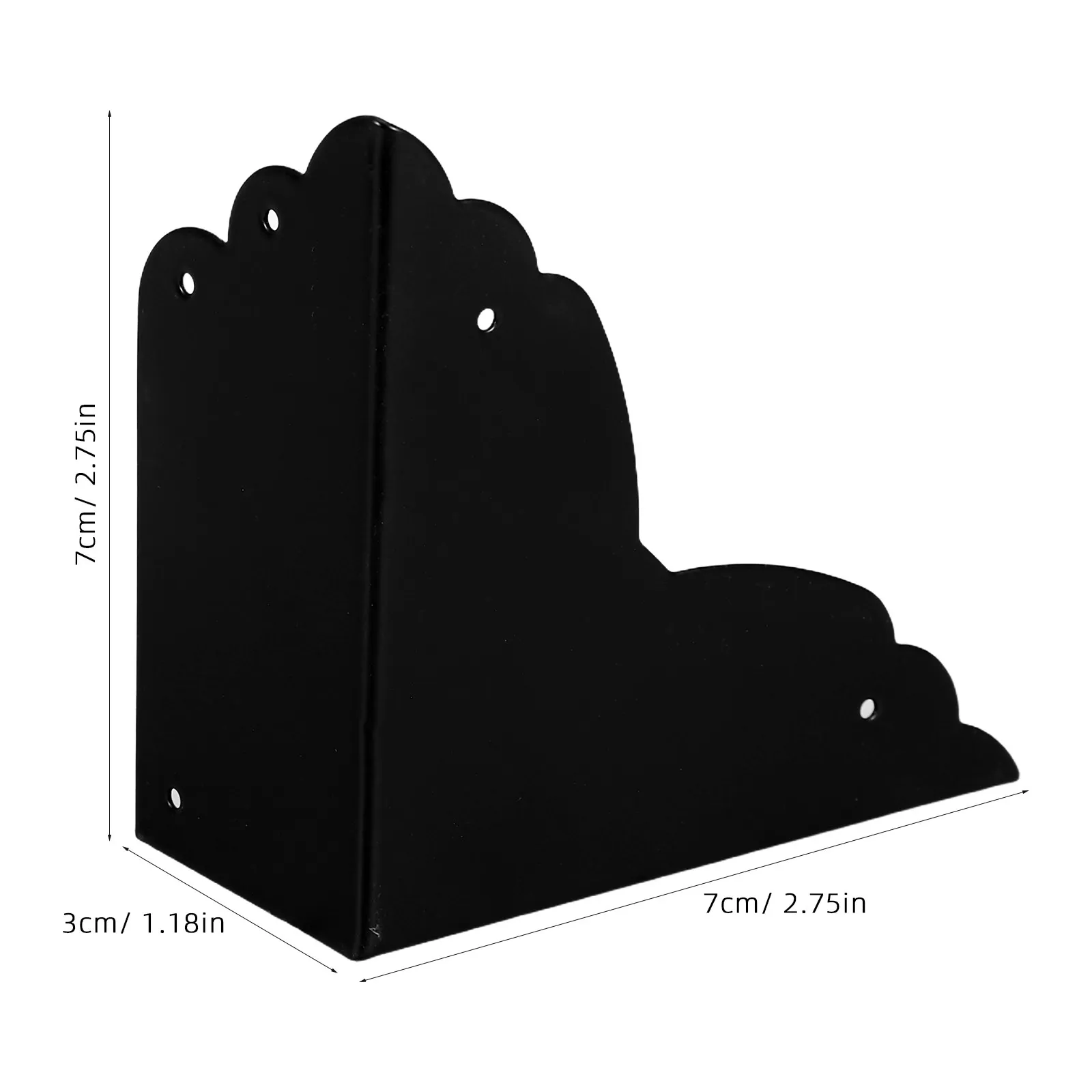 4pcs Decorative Corner Caps Metal Antique Guard Diy Woodworking Hardware Guards Protectors Furniture Style Corners For Jewelry