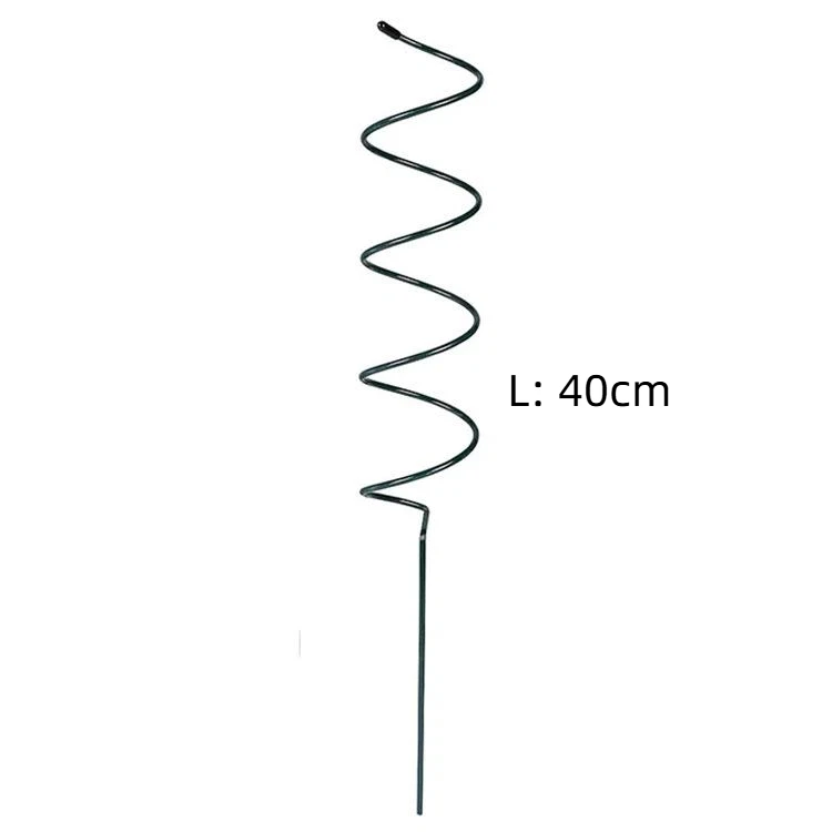 New Spiral Tomato Pile Butterfly Orchid Fixed Rod Climbing Iron Art Support Metal Flower Frame Garden Plant Bracket