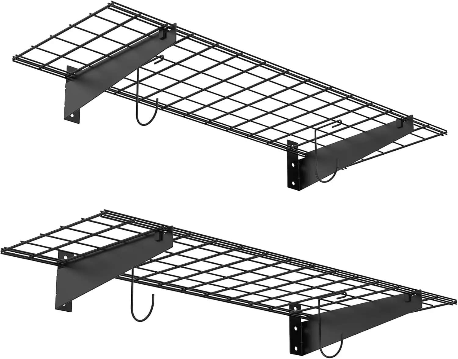 2 Pack Garage Storage Wall Shelves, 15