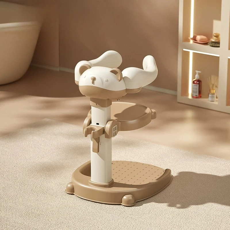 Baby Standing Shower Stand Adjustable Baby Bath Stands Household Non-Slip Children's Bath Stand Baby's Bathtub with Support