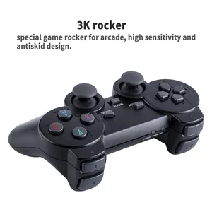 Boyhom 4K HD Consola de videojuegos 2.4G Doble controlador inalámbrico Juego de juego M8 20000 Juegos 64GB Juegos retro Regalos de Navidad 8 mejores series de ventas s - №4