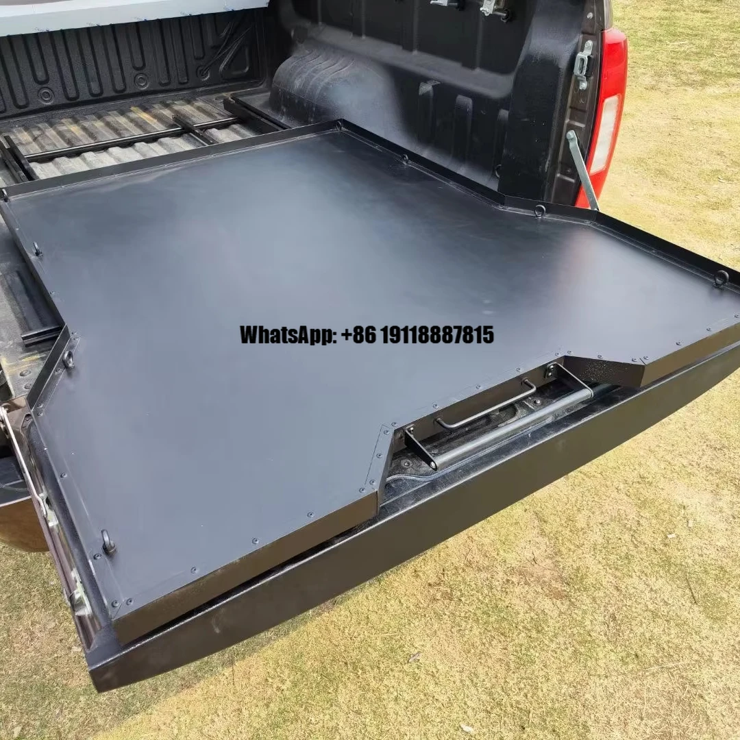 

High Quality 4X4 Full Aluminum Truck Bed Covers Replacement Black Hard Manual Roller Lid Tacoma Tonneau Cover for Bt-50
