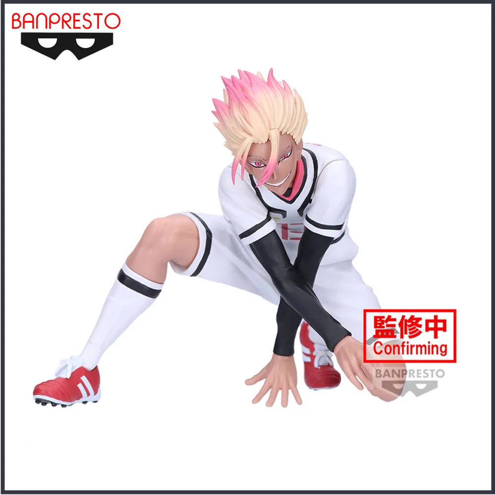 Original Anime Figure Bandai BLUE LOCK Ryusei Shidou FIGURE-U20 Japan National Team Action Figurine Toys for Children Model 10cm