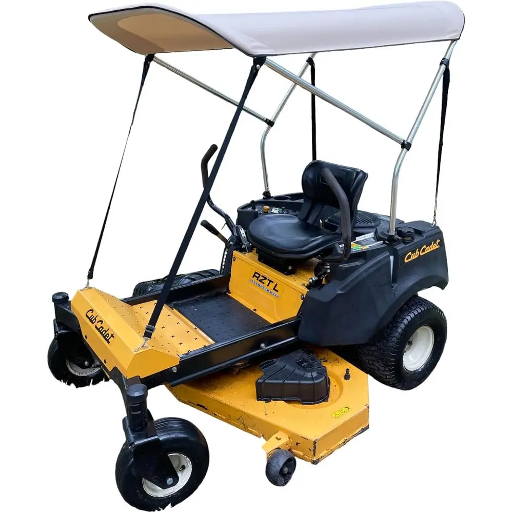 

Compact Sun Shade for Zero Turn Mowers - Compatible with John Deere, Kubota, Cub Cadet, Troy-Bilt and More - Minimize Sun Exposu