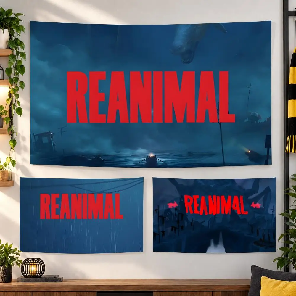 Game R-Reanimal Tapestry Wall Decoration Suitable For Living Room Bedroom Study Party Home Decor Gift