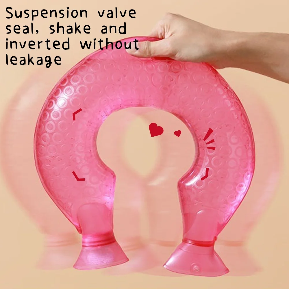 U Shape Hot Water Bottle for Neck Warm Shoulder Neck PVC Hot Water Bottle Bags Keep Warm Hot Water Bag Relieve Neck Pain Bags