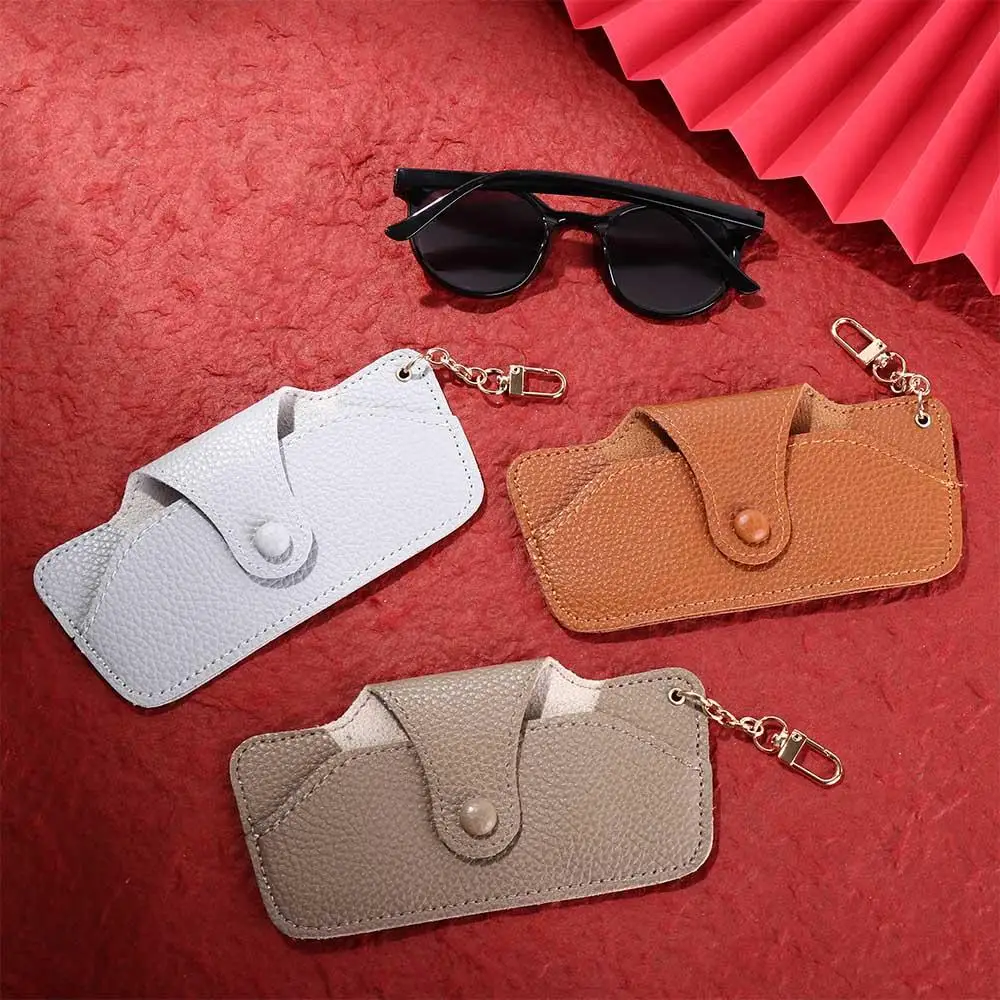 Storage For Women Eyeglasses Container Hanging Sunglasses Bag Leather  Glasses Case Eyewear Holder Eyeglasses Protective Box