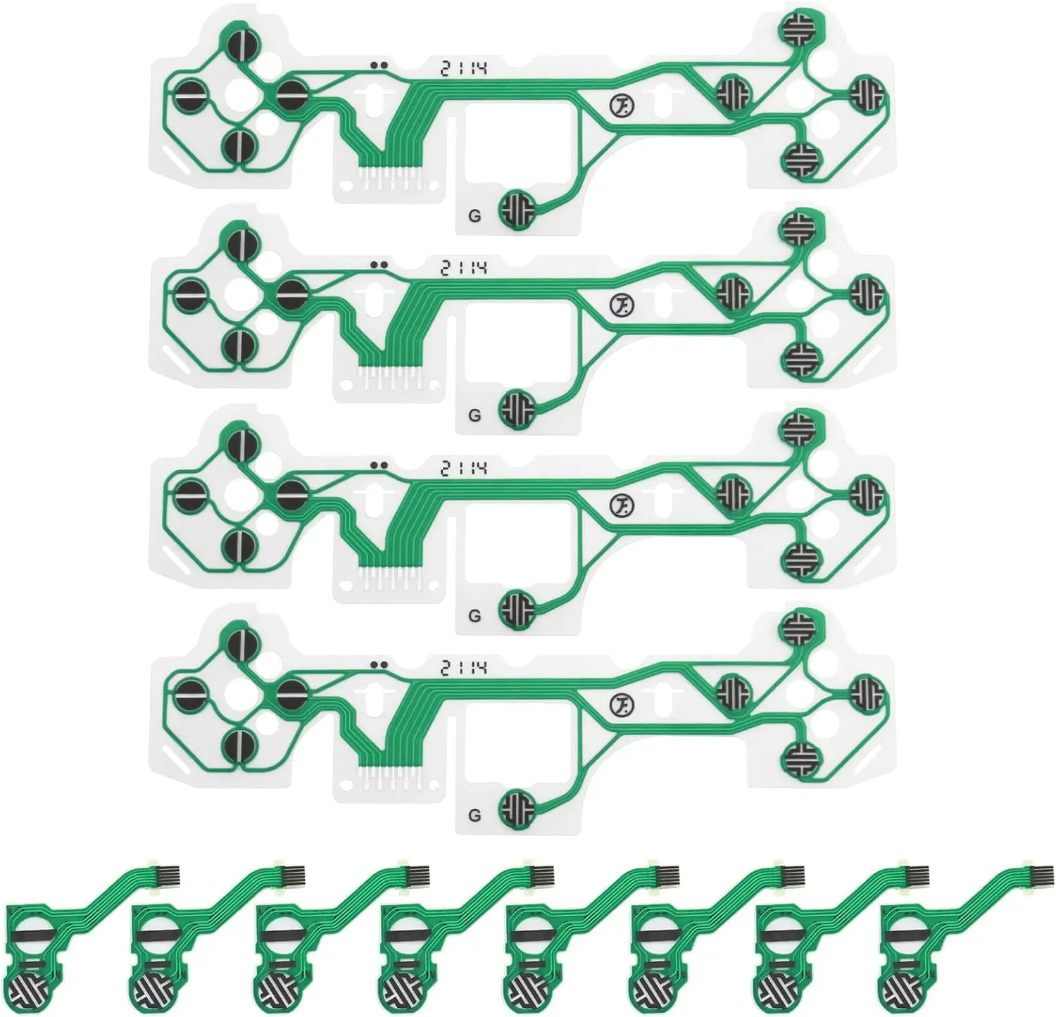 30PCS/LOT V1 V2 V3 Conductive Film Membrane Replacement For PS5 Joystick FPC Flexible Ribbon Cable Electronic Accessories