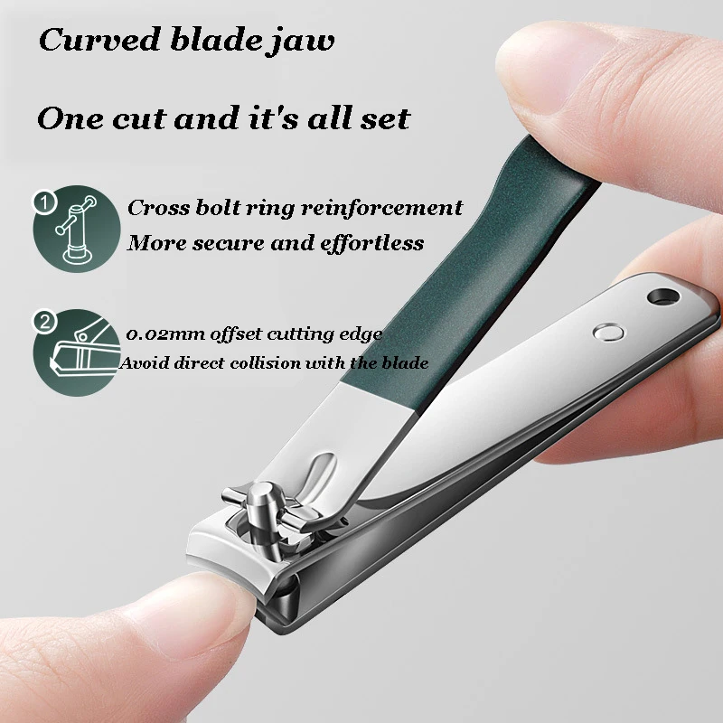 

A four-piece set of stainless steel nail clippers, a complete set of portable tools for removing dead skin and manicure