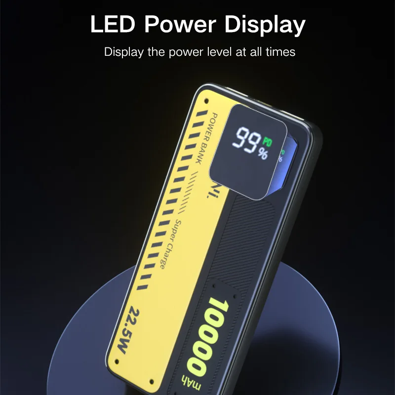 CHICNOD قوة البنك 1000mAh قدرة عالية 22.5 واط شحن سريع Powerbank شاحن بطارية محمول آيفون سامسونج هواوي Xiaomi