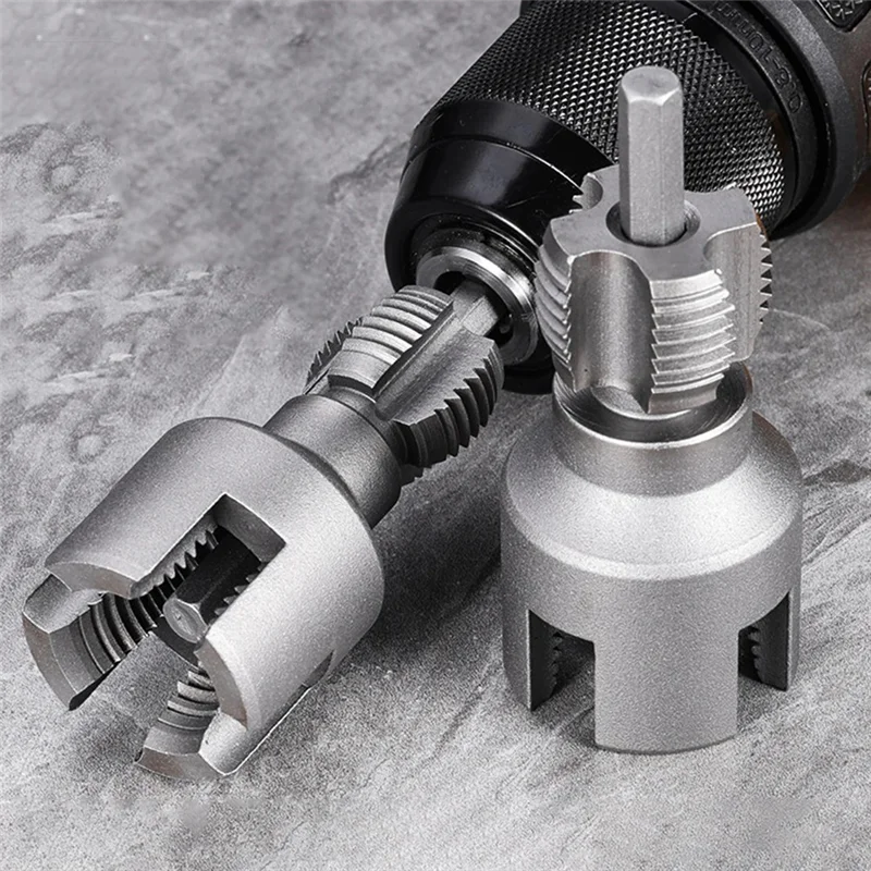 

A93E-DN15 DN20 Pipe Threading Tool Hex Shank Die Internal External Threads Pvc Pipe Threader PPR Water Pipe Opener