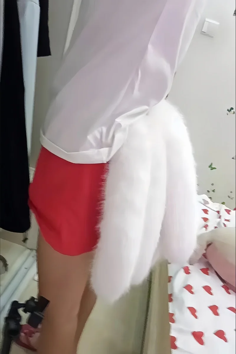 cosplay cauda de raposa de nove caudas LOL League of Legends Ahri o brinquedo de raposa de nove caudas