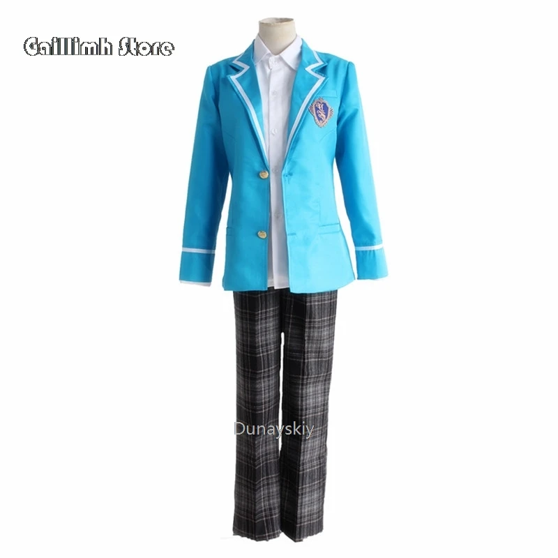 Game Ensemble Stars Cosplay Knights Tsukinaga Leo Trickstar Hokuto Hidaka Narukami  Akehoshi Subaru School Uniforms JK DK suit