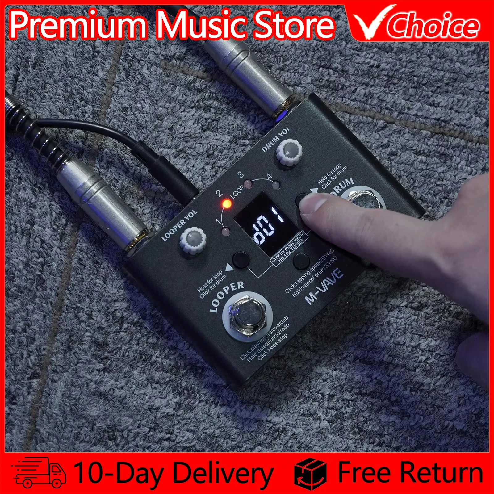 m-vave-guitar-pedal-lost-tempo-v2-drum-machines-looper-effect-pedal-built-in-30-drums-11-mins-recoding-time-high-precision-tuner