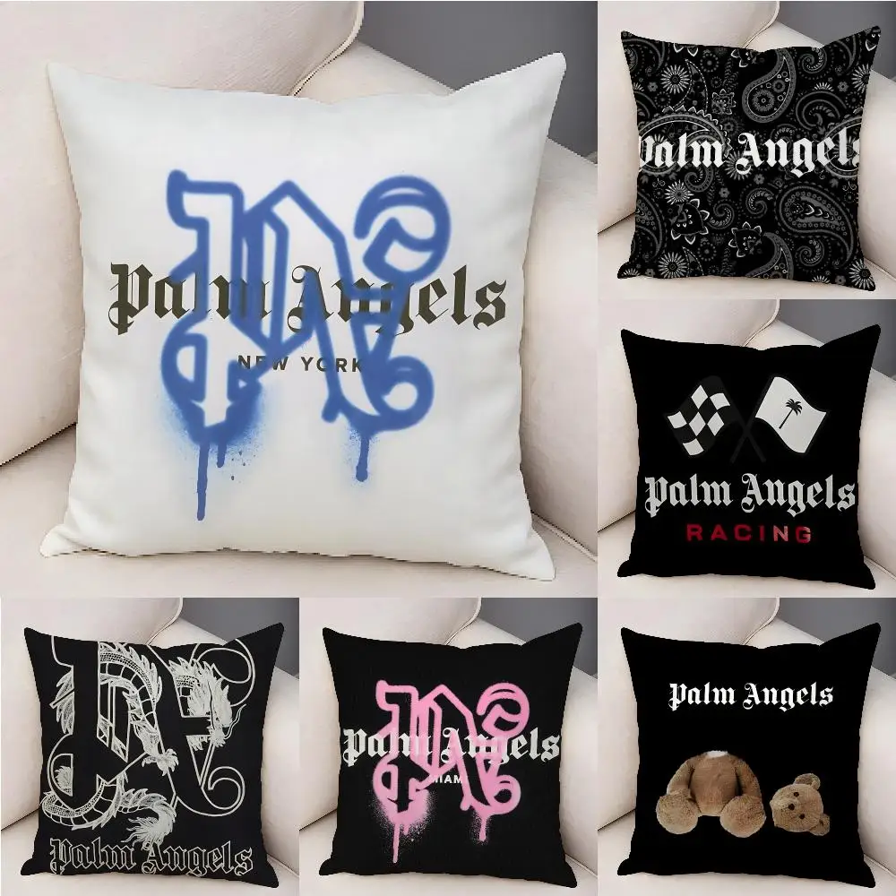 Dark Style P-Palm A-Angels Cushion Cover Plush Decorative Pillow Case With Hidden Zipper Fashion Room Decor For Home