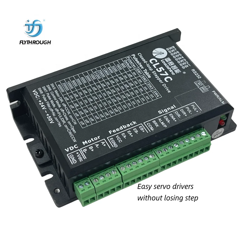 Hot Sale Original Leadshine Nema 23 Closed Loop Stepper Motor and Driver or CL57C Easy Servo Motor Drivers