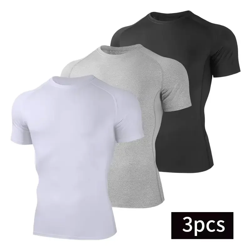 

2025 Best-selling sports running T-shirt, tight and breathable, quick-drying and sweat-wicking, fitness basketball