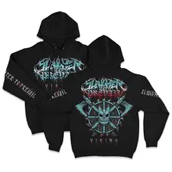 Sudadera con capucha de manga larga para hombre, ropa de calle de gran tamaño, Harajuku, SLAUGHTER TO prevalece, Rusia, Rock Heavy Mental, Tops