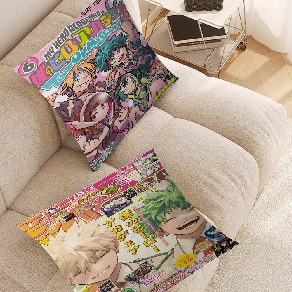 My Hero Academia Kaminari Denki Pillow Gift Home Office Decoration Bedroom Sofa Car Cushion Cover case 45x45