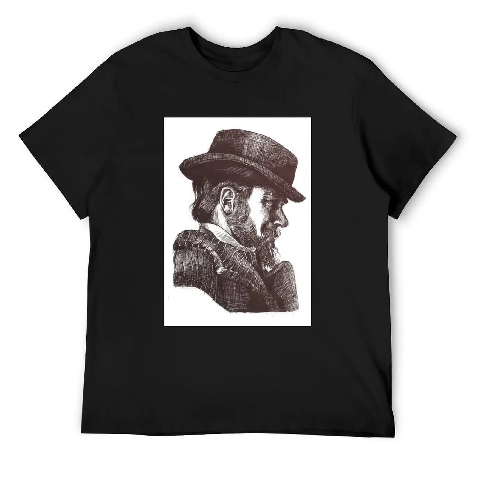 A Portrait of a Dangerous Man - Alfie T-Shirt blanks man clothes graphic tee shirt sweat t shirt men 100℅ cotton