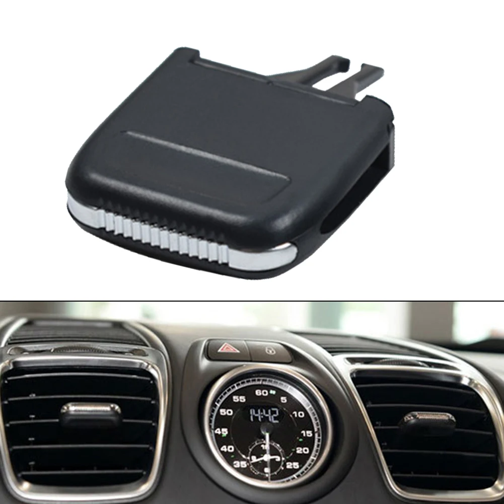 Front Row A/C Air Outlet Paddle For Porsche -Boxster 2013-2015 ABS Black High Strength Direct Replacement Easy Install