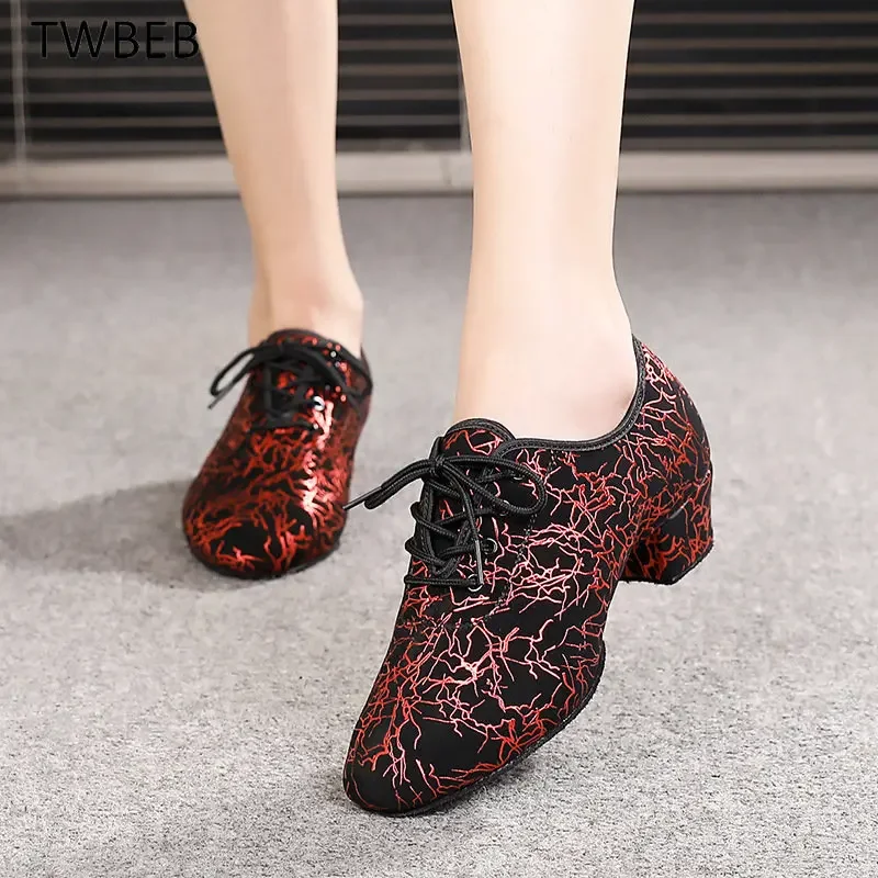 Women Dancing shoes Latin Dance Shoe Ballroom Tango Man latin dancing Shoes For Man Boy Shoe Dance Sneaker Jazz Shoes Unisex