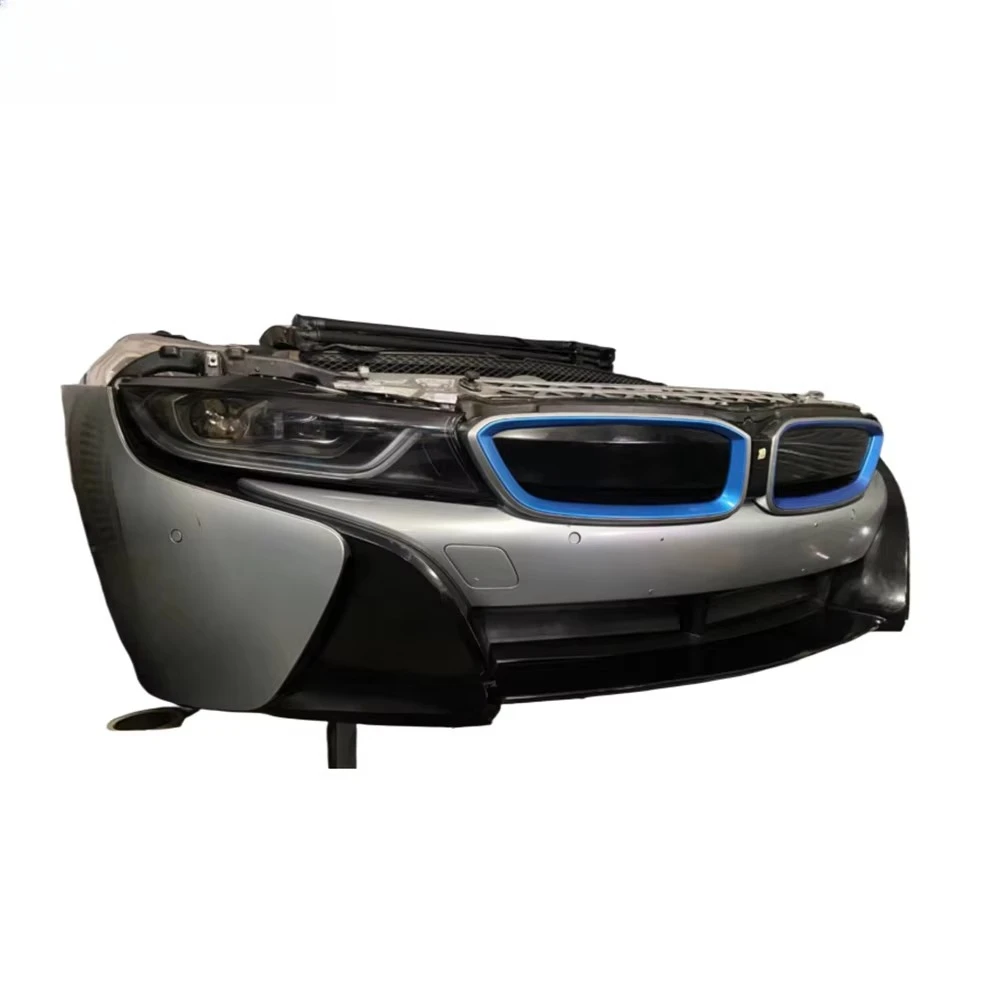 Profasstional  Front Bumper Assembly Fit for  I8 with Grille Radiator Support LED Headlight Sensor Lip for Replacement
