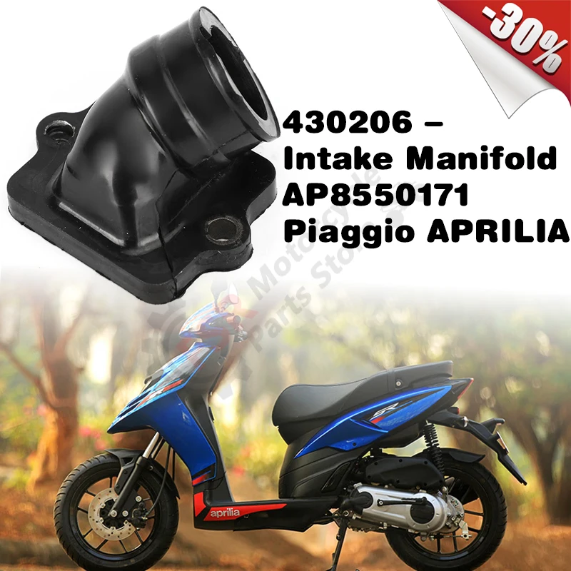 

Intake Manifold,Fits PIAGGIO Hexagon Skipper 125 150 APRILIA SR 125 150 gilera Runner 125 180,P/N:AP8550171 430206,Scooter Parts