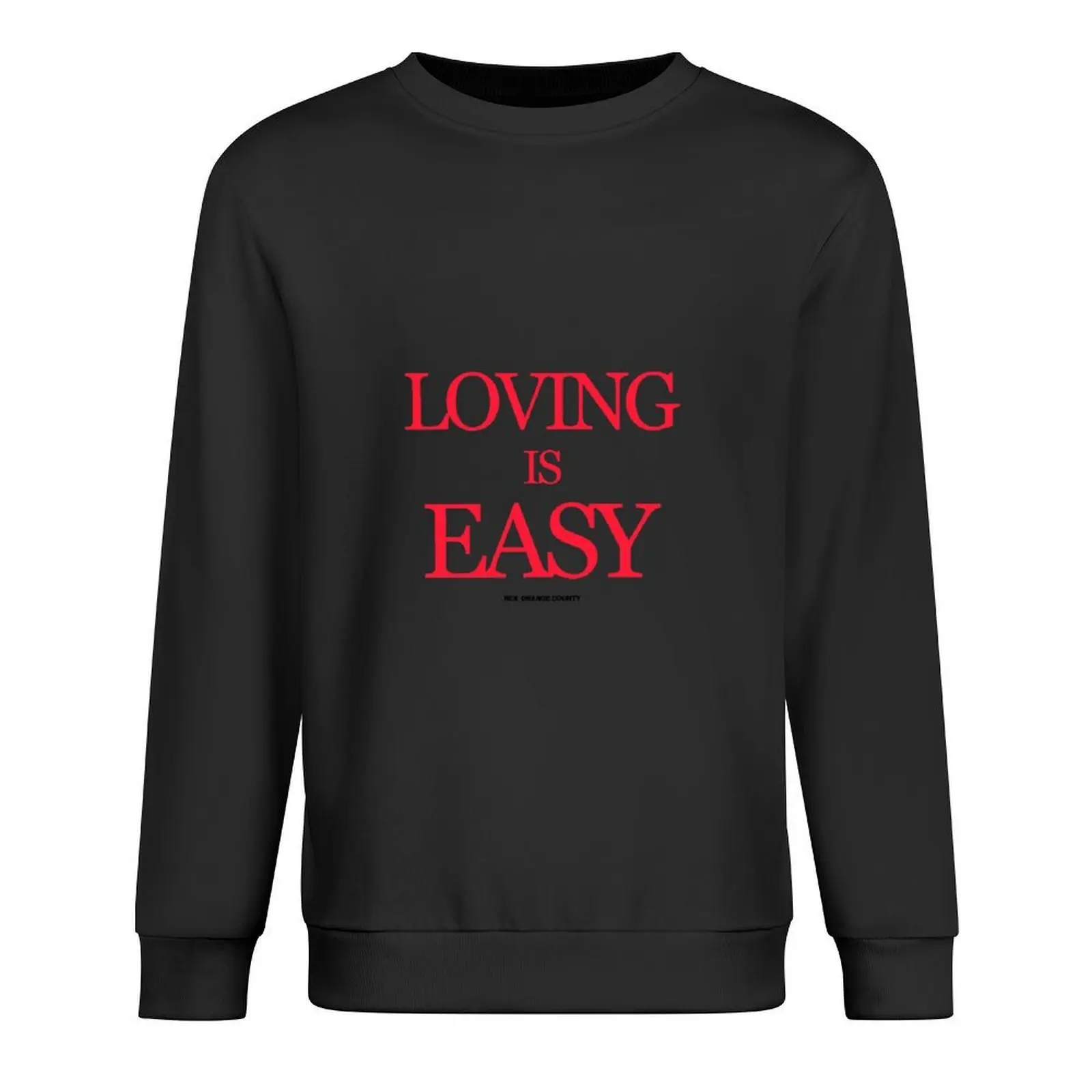 

LOVING IS EASY - REX ORANGE COUNTY Pullover men clothes clothes for men men clothing korean autumn clothes oversize sweatshirt