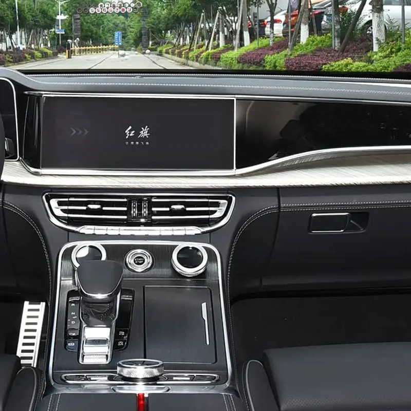 

Защитная пленка из закаленного стекла для Hongqi H9 2020-2023, автомобильный радиоприемник, GPS-навигация, интерьер, аксессуары против царапин