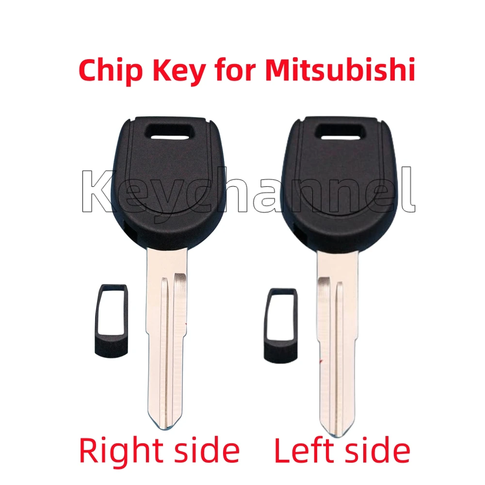 Keychannel 10pcs/lot Transponer Key Chip Key Case for Mitsubishi ASX Evo EK Wagon G8D Lancer MAGNA Mirage Pajero Outlander