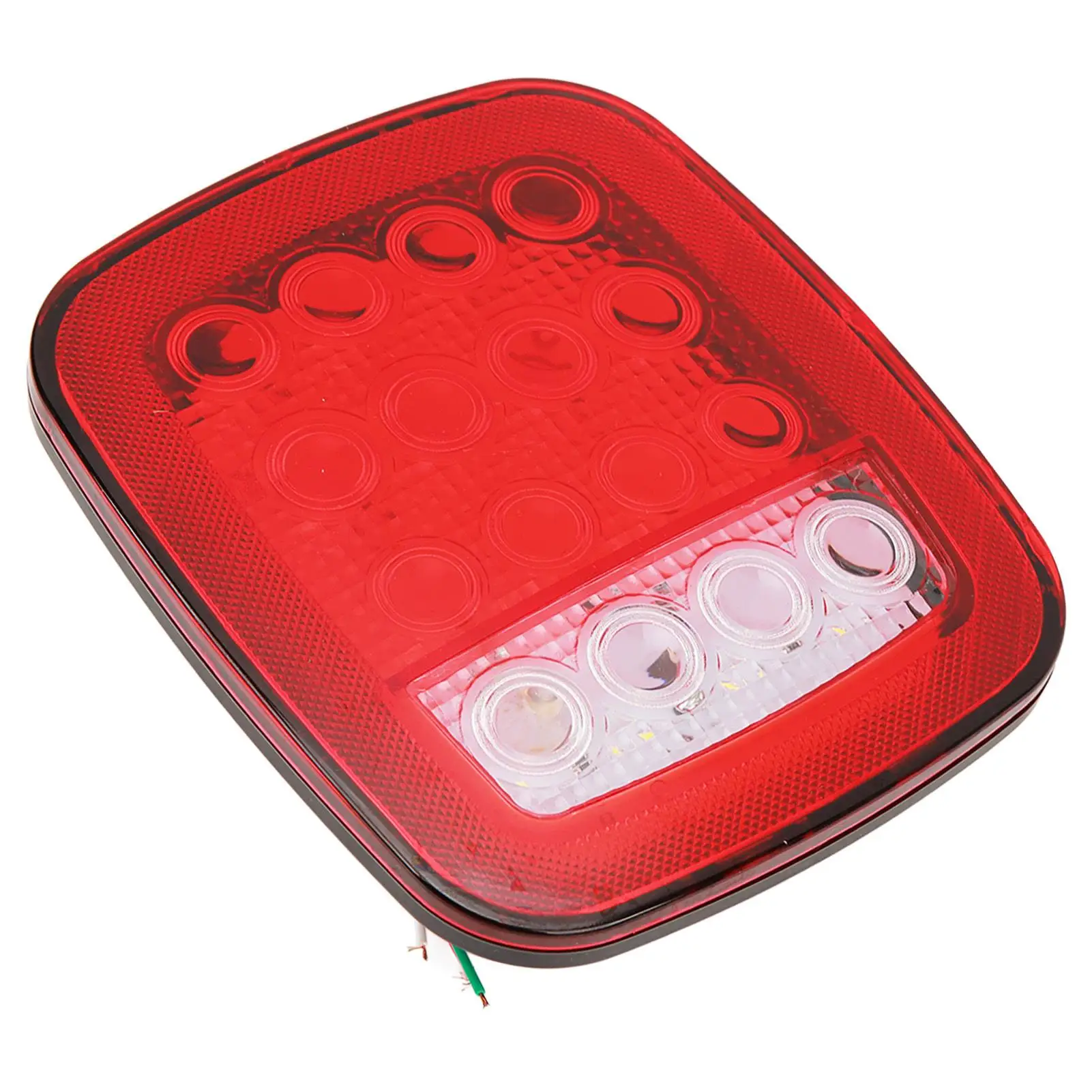 16 LED Trailer Tail Lights 12-24V Brake Stop Turn for Trucks Trailers Heavy Vehicle Plastic