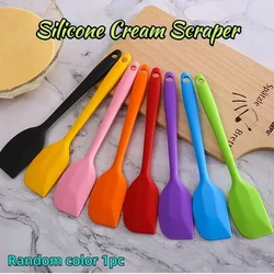 Silicone Spatula Stirring Dough Scraper Flexible Heat-resistant No-Stick Kitchen Cooking Pie Pizza Bread Cake Baking Tools 1 PC