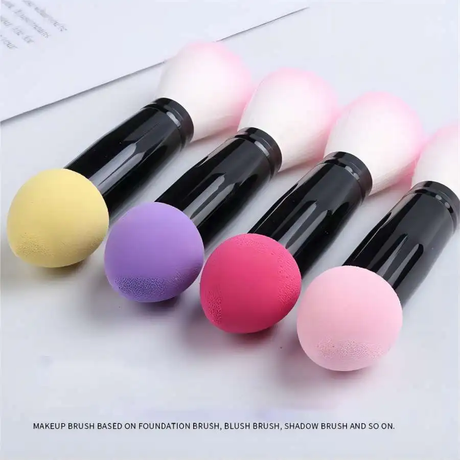 Double head brush powder blusher powder brush sponge foundation make-up brush makeup tools