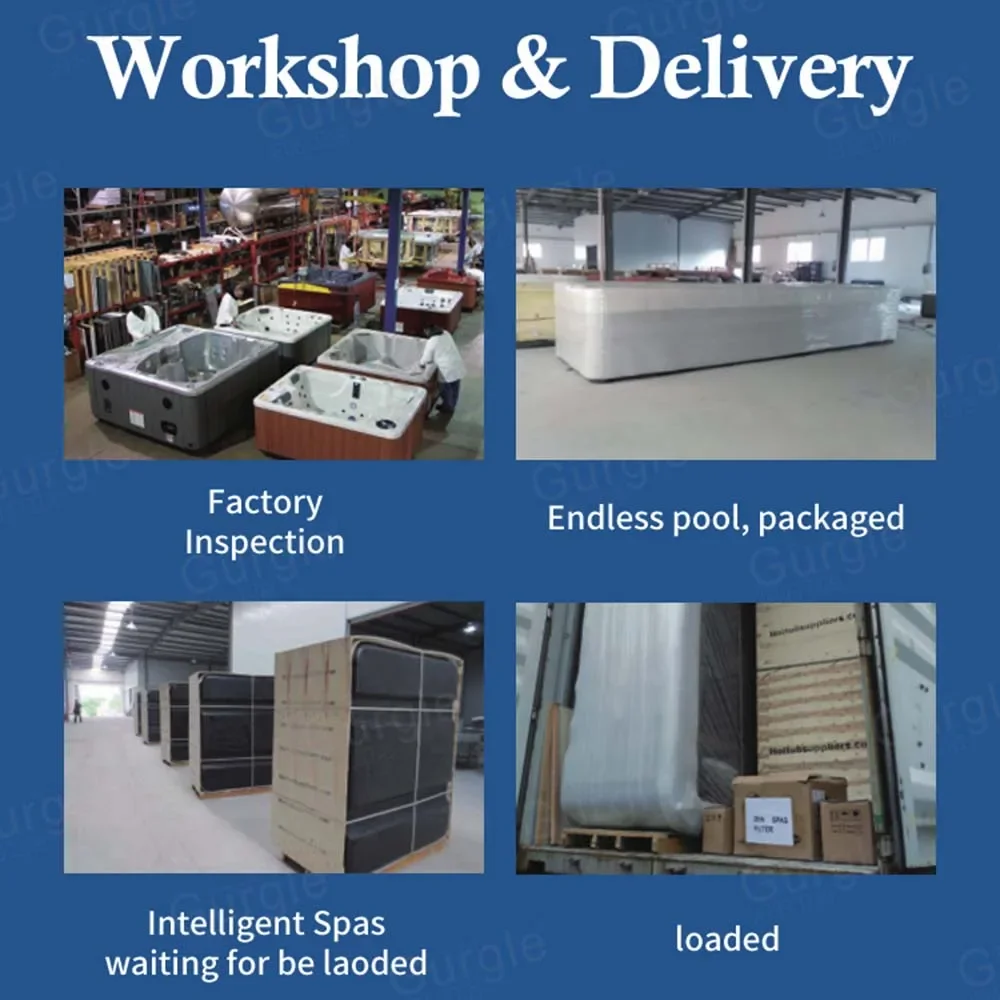 Eccezionale vasca idromassaggio per spa all'aperto Grande vasca idromassaggio autoportante per 6 persone con colore speciale per villa da giardino