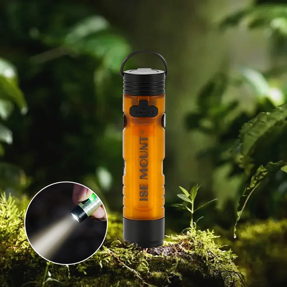 LED屋外ミニ懐中電灯、マグネットフック付き小型ハンドヘルド懐中電灯、Type-C充電式ポケットサイズ作業灯、キャンプテント用