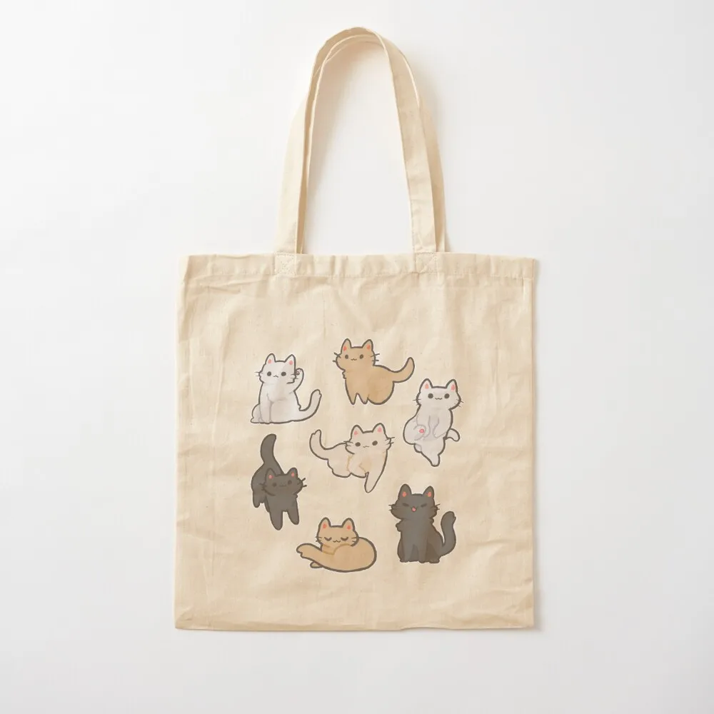 

Kawaii котята большая сумка женские сумки бесплатная доставка сумки для покупок Холщовая большая сумка