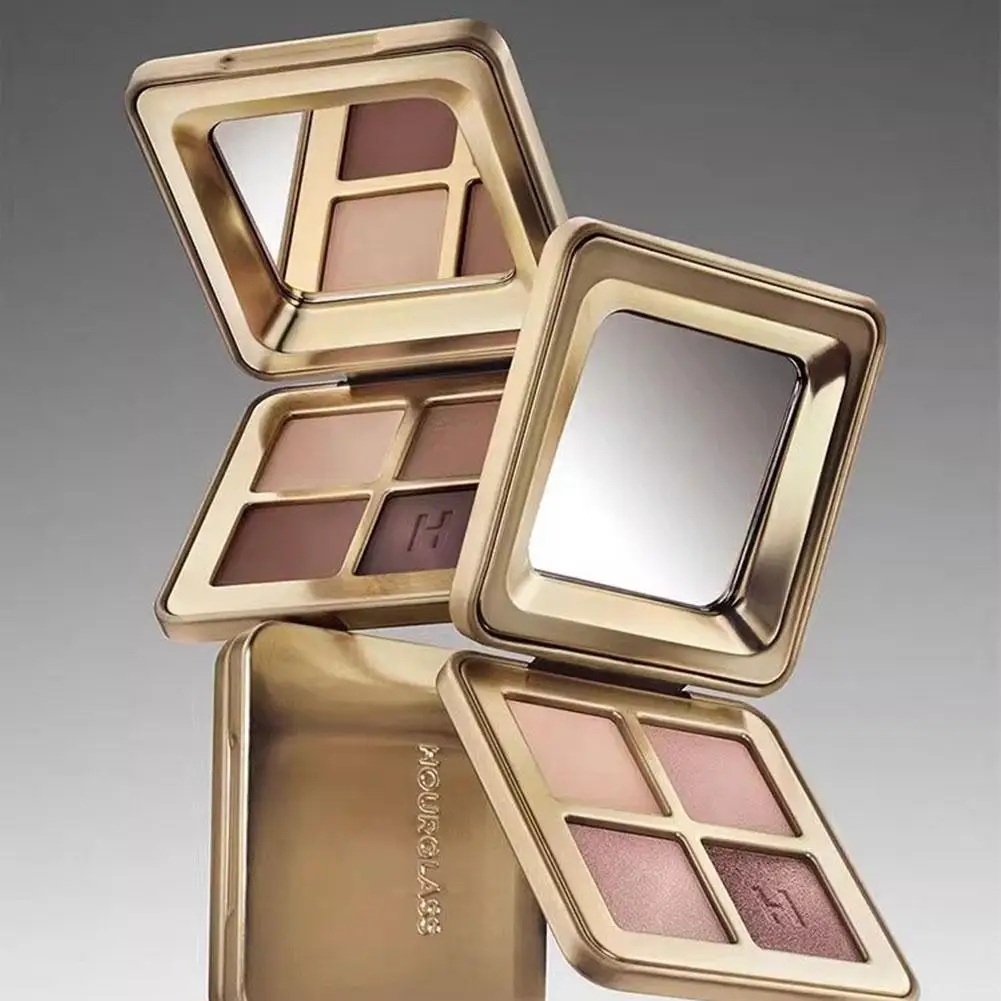 Mehrfarbige Lidschattenpalette – Wüstenrose, Haferflocken, Dämmerung, goldene Farbtöne, einfach aufzutragen, langanhaltend, komplettes Augen-Make-up-Set