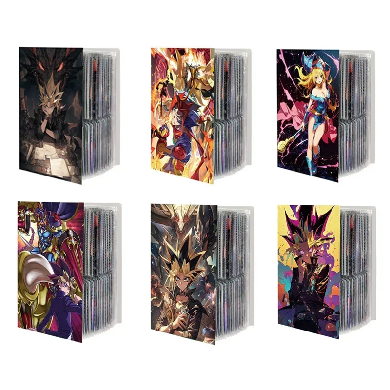 240 PCS Yu Gi Oh Card Album Map Letter Folder Binder Notebook Game Collection Gift Toy White Dragon Dark Archmage Muto Games