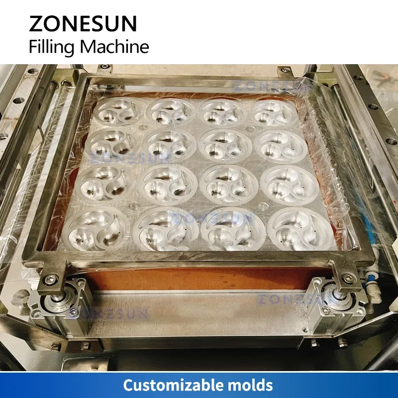 ZONESUN ZS-NZF30 Automatic Washing Pods Making and Packing Machine for Water-Soluble Laundry Detergent Pods Filling and Sealing