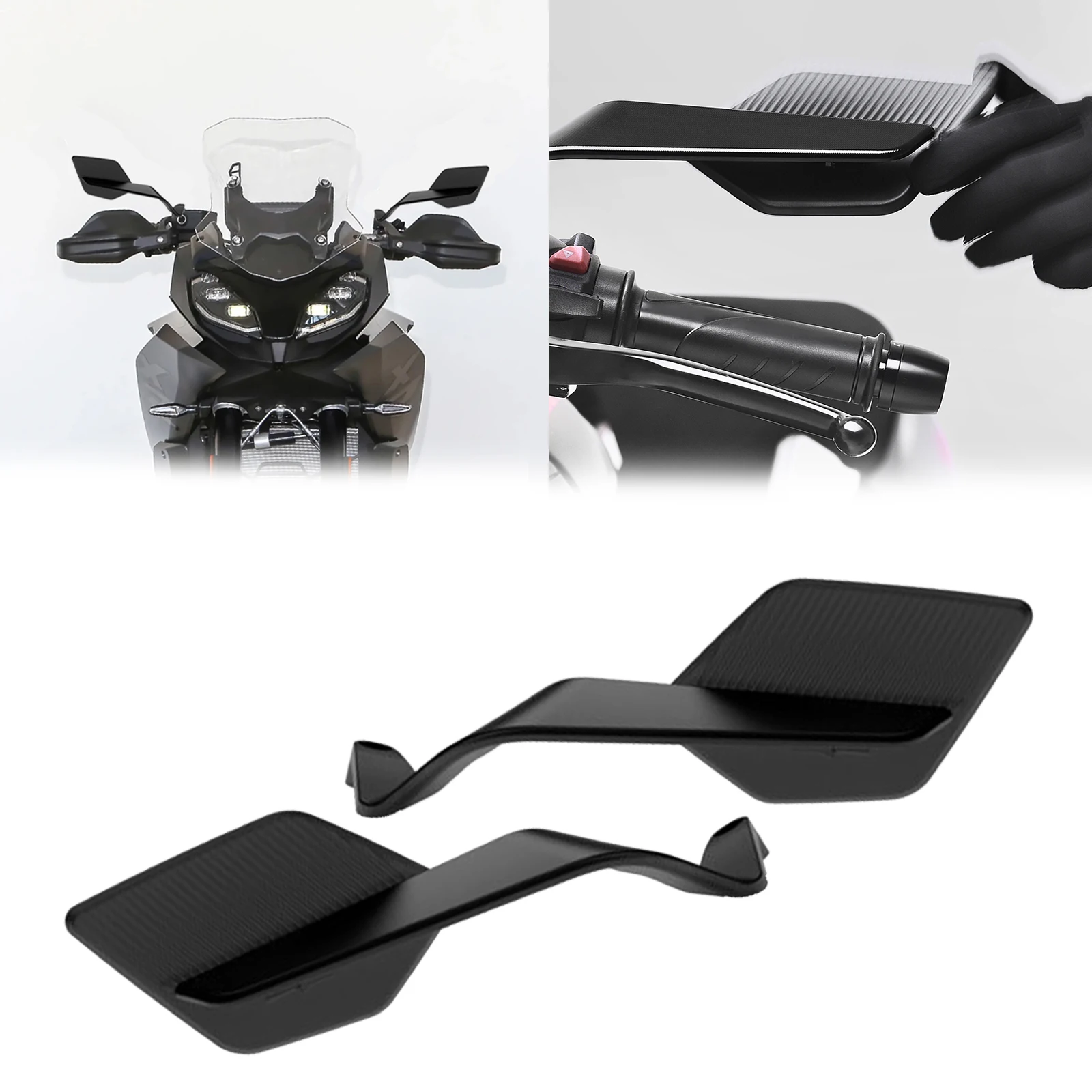 

Для F900 XR 2024 F900XR 2020-2024 зеркало заднего вида для мотоцикла, зеркала с фиксированным крылом, невидимое регулируемое зеркало, вращающиеся боковые зеркала