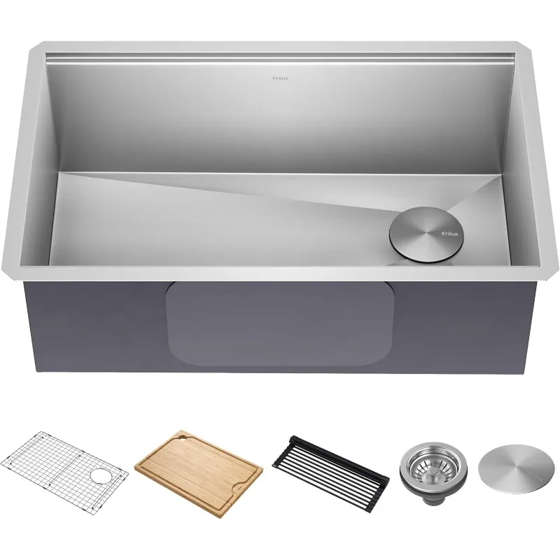 

KWU110-30 Kore Kitchen Single Bowl, 30 Inch, 30"- Workstation Sink